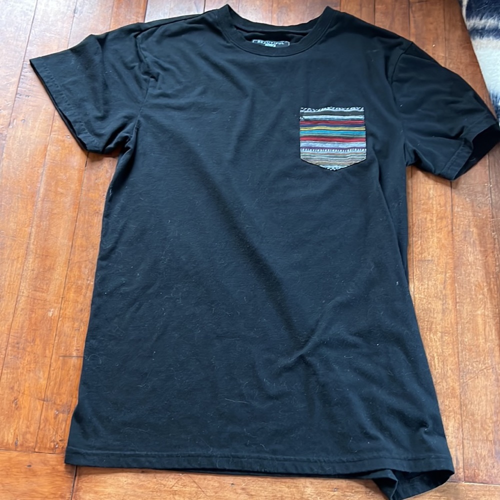 Mens aztec pocket square t-shirt